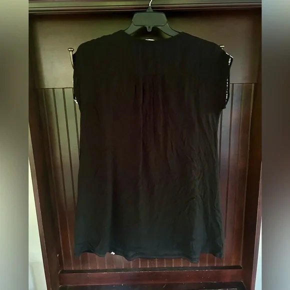 SAVANNA JANE Embroidered Tunic Boho Western Folk Southwestern Coverup | Size S - Picture 4 of 11